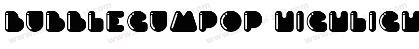 bubblegumpop highlight字体转换